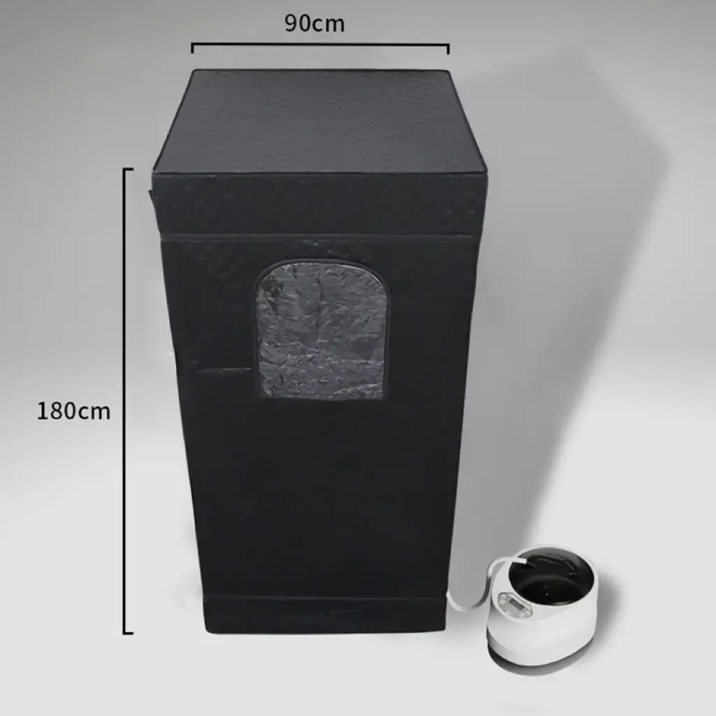 Steam Sauna Tent Home Portable 2 Person Steam Room With Foldable Chair And Remote Control