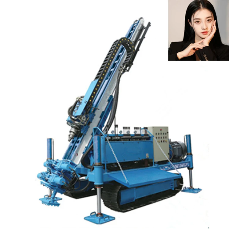 Top hammer drilling rig machine 410 complete mining rigs 12 gpu Well Drilling Rig Machine