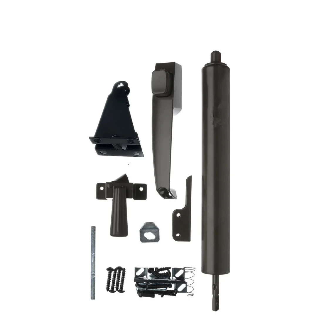 Factory Supply Price Silent Pneumatic Door Closer Black Aluminum Door Closer Button Latch Pneumatic Closer