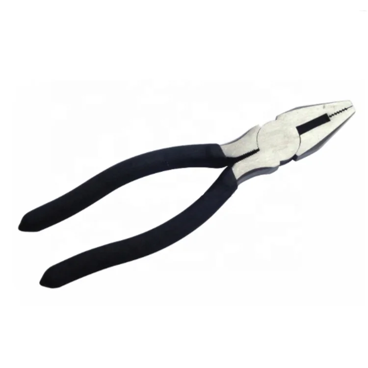 Professional Multifunction 180mm High Carbon Steel Cutting Combination Pliers With Dipped Handle