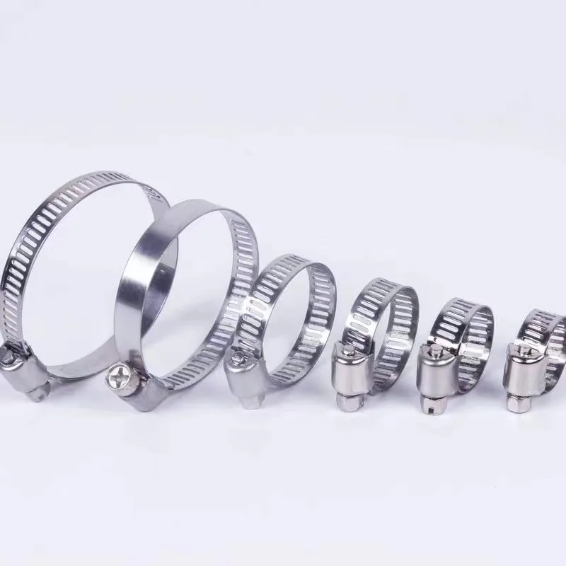 Agricultural strong European galvanized fixed joint tiger clip hose hoop thickened water pipe coated plastic fire hose
