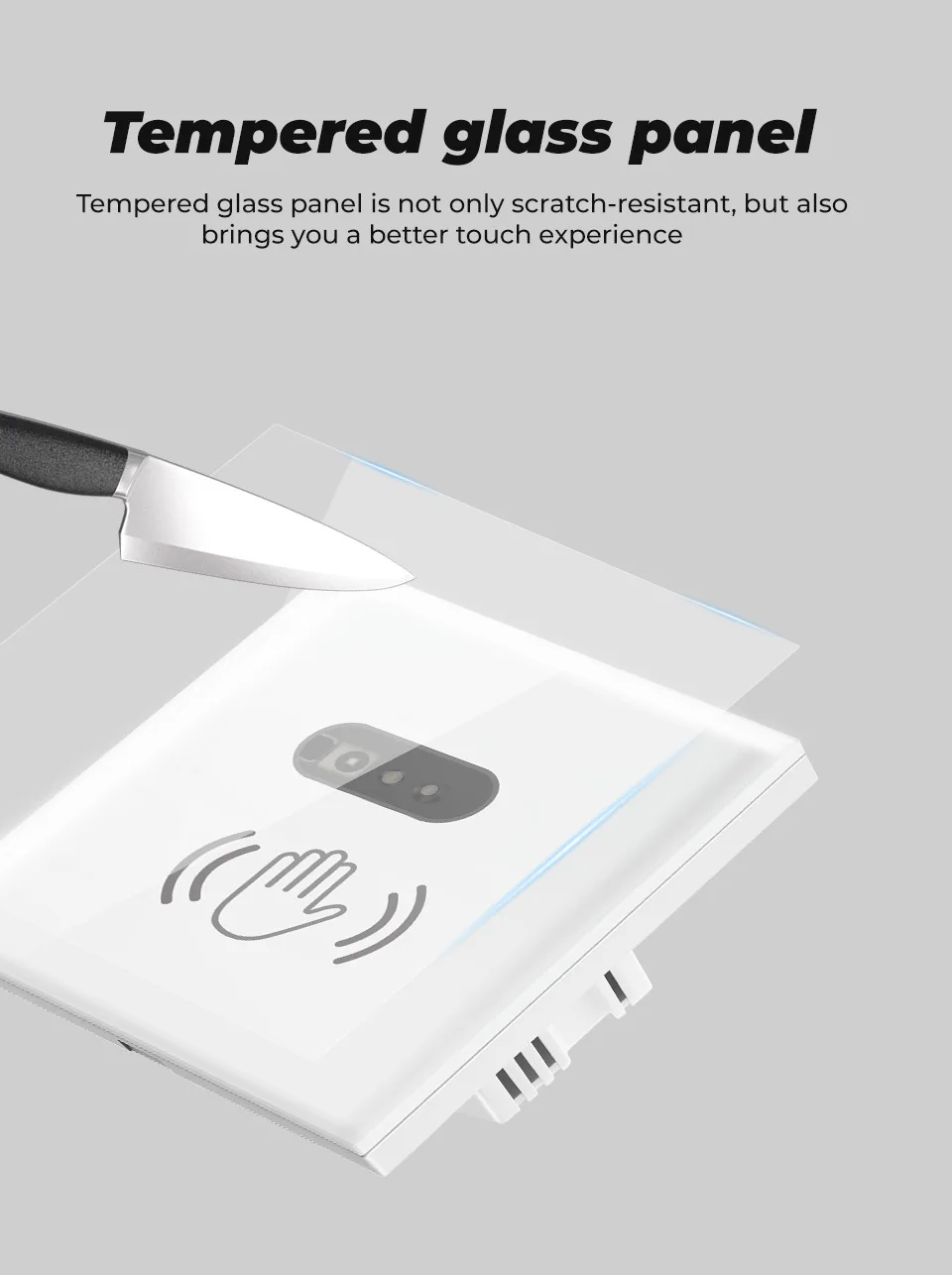 Wall Infrared Sensor Us StandardWave Switch Without Touching The Glass Panel American RAnd Is Mostly Used For Lighting