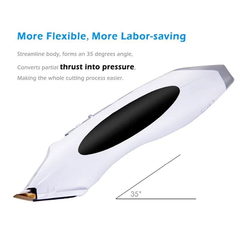 Electric Rechargeable Manual Hair Clippers Hand Push Barber Tools Powerful Li-ion Battery Hair Trimmer