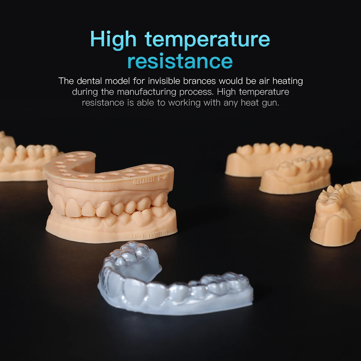 NOVA3D Dental Resin supplier for 3d print epoxy resin liquid 405nm UV Photosensitive Orthodontics Model Resin 3D printer