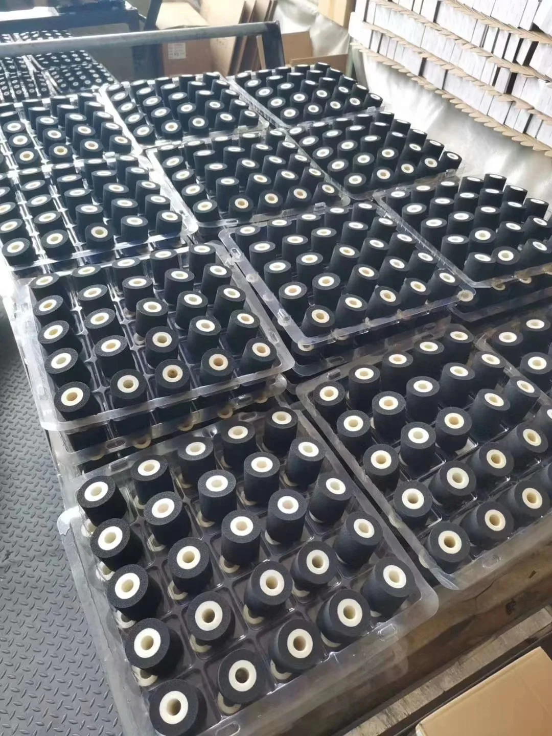 plastic film paper heat ink roller date batch number print dry ink roll