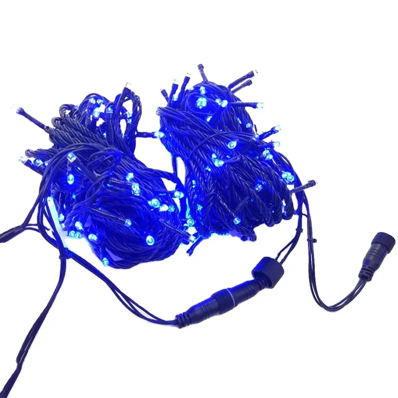 Светодиодная гирлянда Рождественская наружная резиновая Ip44 Водонепроницаемая медная светодиодная