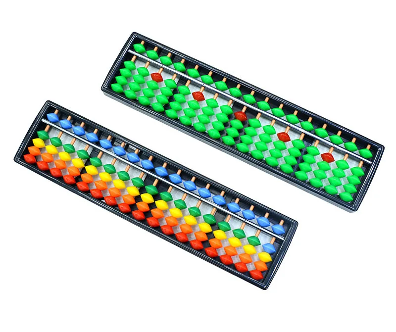 Educational Children Kids Learning 17 Robs  plastic bead counting frame  student Mathematics colorful abacus for school