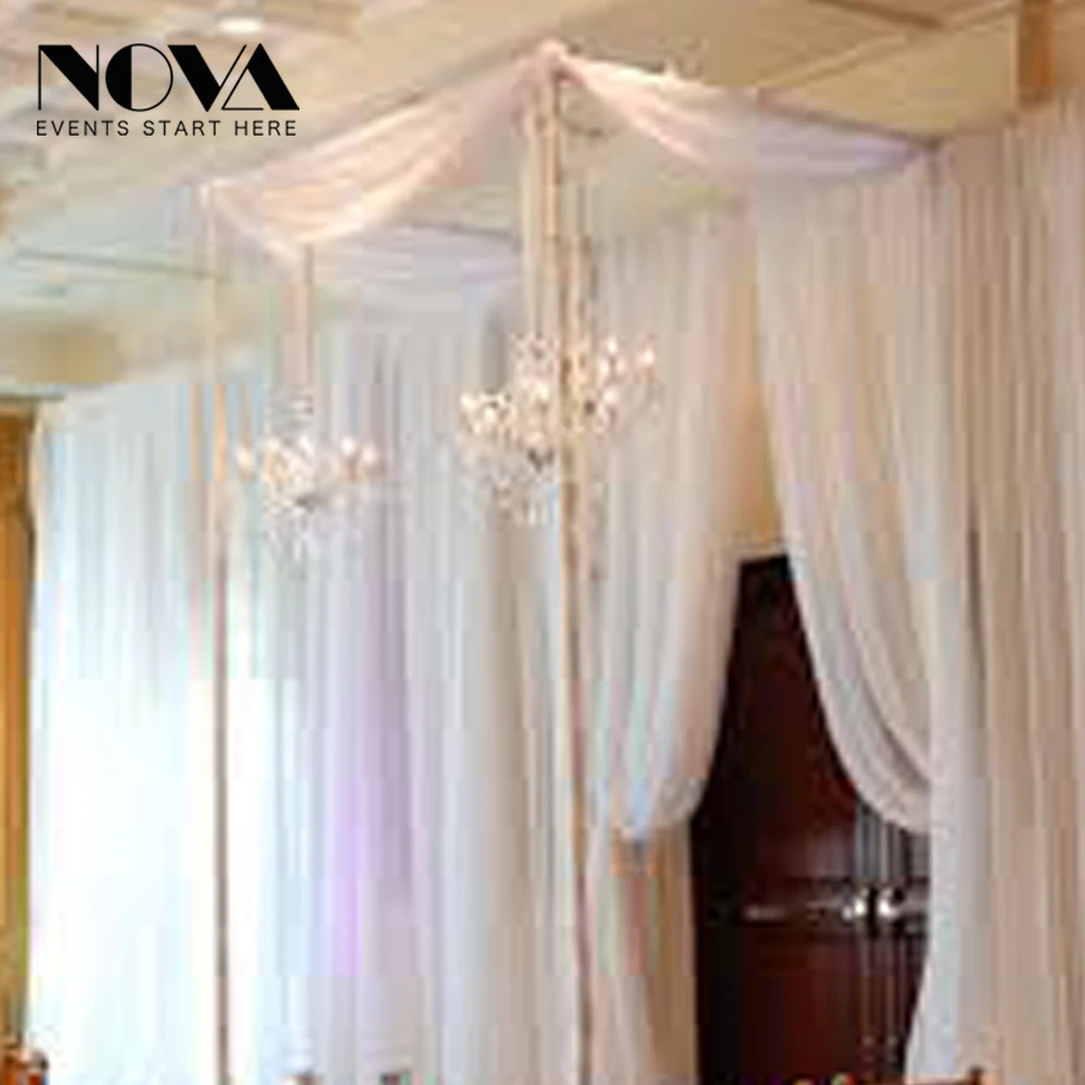 Wedding backdrop curtains stand pipe drapes for tent
