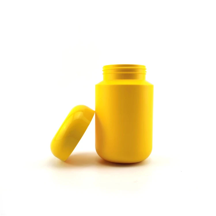 High Quality 250ml 500ml 1000ml Black HDPE Plastic Bottle Protein Powder Bottle Nutritional Supplement Bottle and Packaging