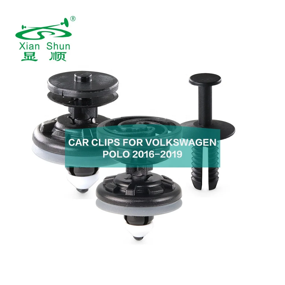 Автомобильные крепежи и зажимы для VOLKSWAGEN VAG POLO 2016 2017 2018 2019 бампер капот Дверная панель Тепловой Экран Автомобильные крепежные зажимы