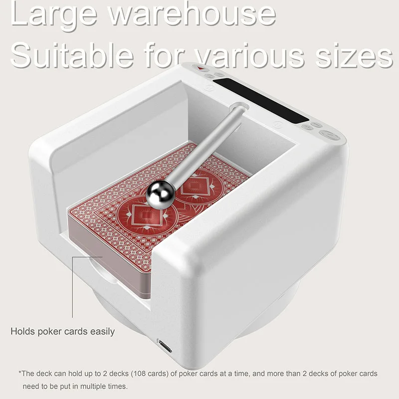 Automatic Card Dealer 360 Rotating Universal Automatic Card Dealer Machine Tool for Home Casino Poker Licensing Machine