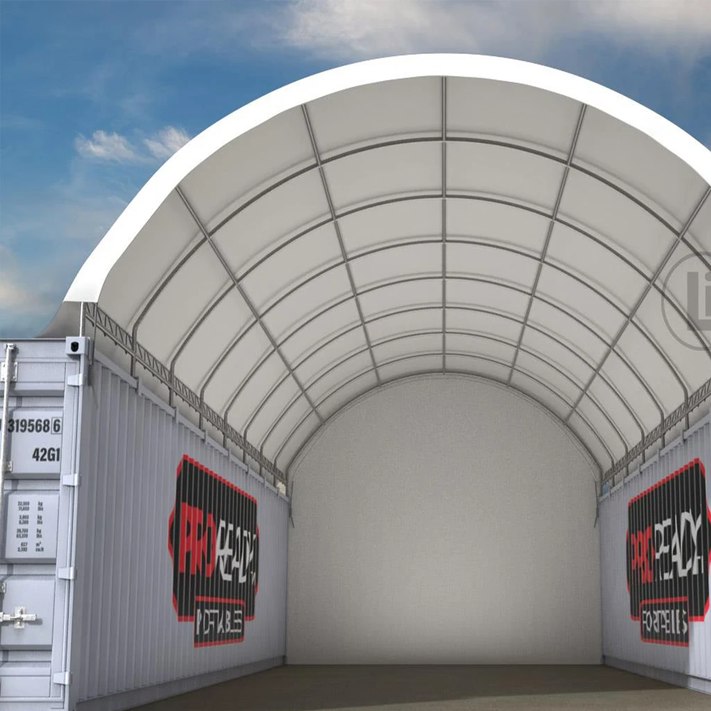 16x36m OEM ODM размер под заказ горячая Распродажа 150 км/ч ветрозащитная огнестойкая металлическая конструкция ПВХ canvans автобусная остановка укрытие для