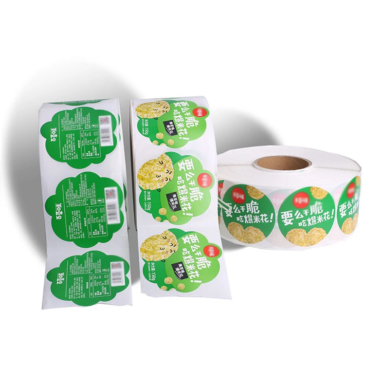 Wholesale customization brand waterproof stickers high self adhesive vinyl sticker