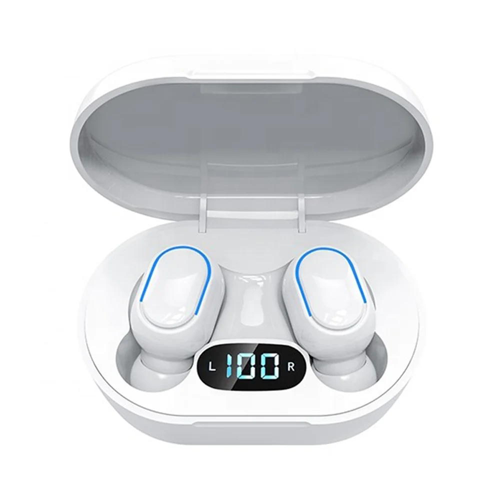 Led Display Sports Headset Fashion OEM Custom Touch Control Stereo Mini Wireless Earbuds Color E7S Earphone