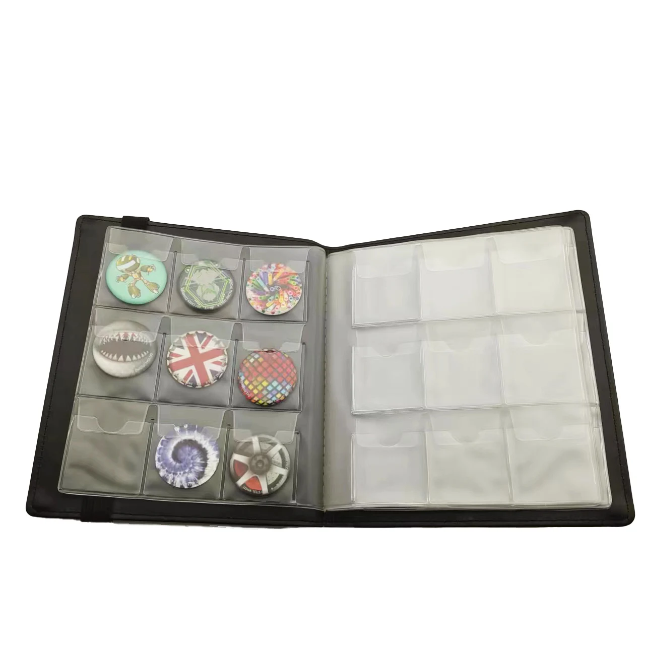 Coin Purse Change Wallet Pouch Plastic Card Holder Coin Purse with Custom Pocket Coin Album