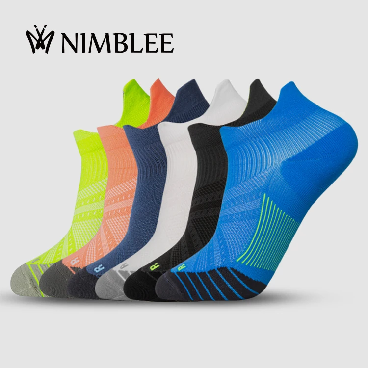 Низкий минимальный заказ, оптовая продажа, высококачественные спортивные мужские носки для бега, новый дизайн, быстросохнущие Компрессионные носки для бега