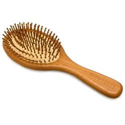 Eco-Friendly Natural Wood Detangling Hair Comb Brush Scalp Massage Wooden Bristle Air Cushion Hair Detanger Bamboo Hair Brush