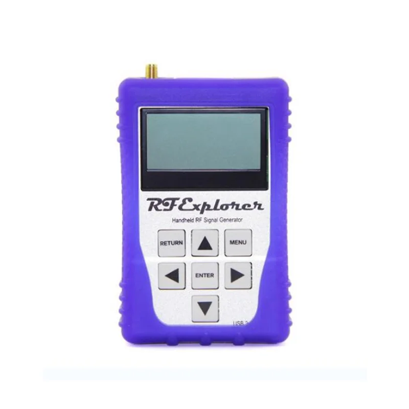 RF Explorer - 3G Combo 15-2700 MHz Портативный цифровой анализатор спектра с фиолетовым резиновым
