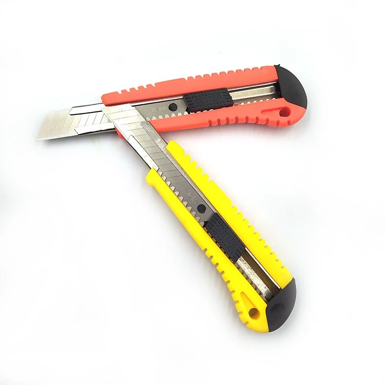 
Hot sale custom cutter abs material auto lock utility knife 