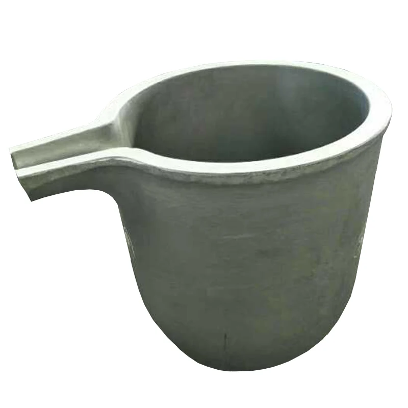 Competitive Price Top Quality Clay Graphite Crucible With Spout