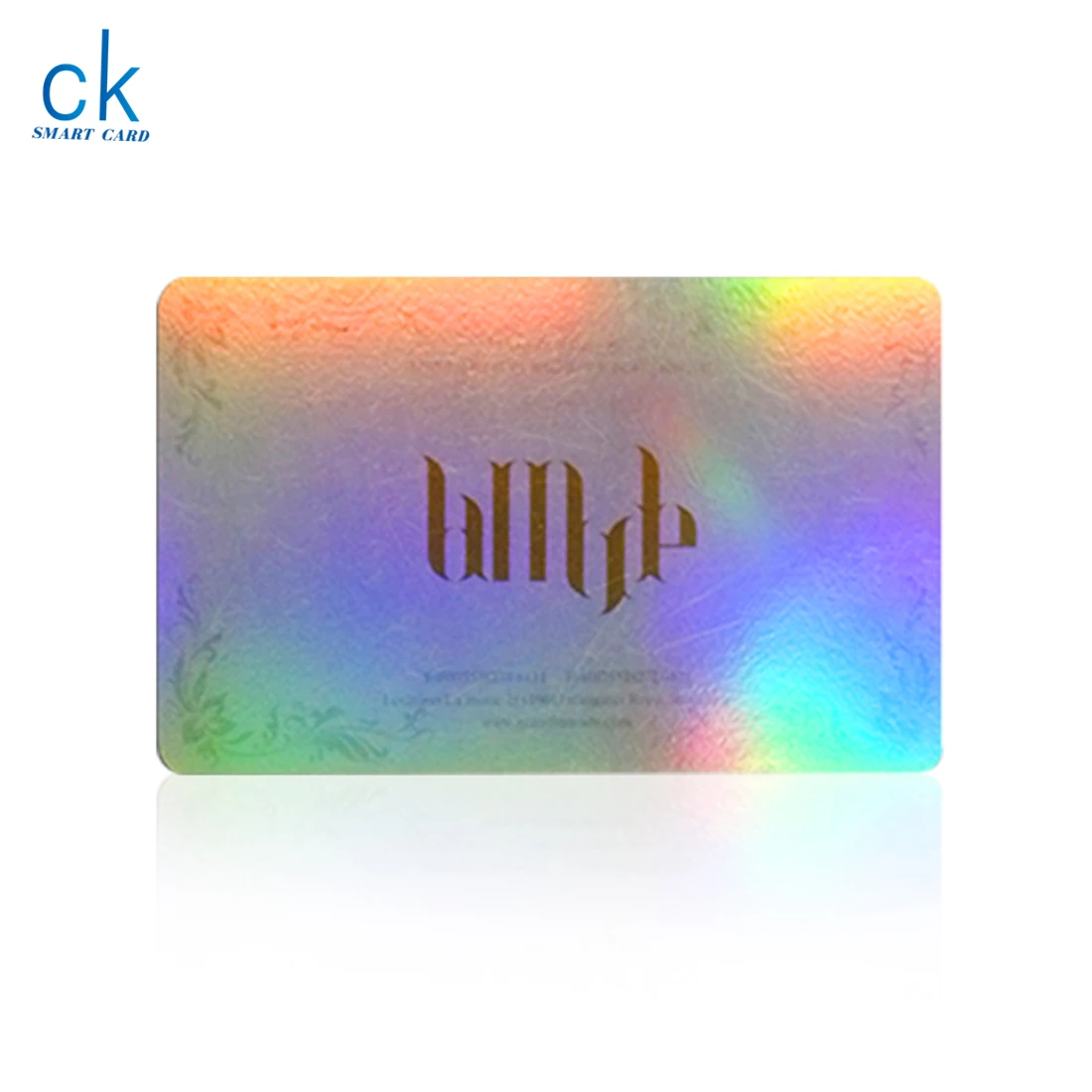 Factory Customized Plastic Material Laser Craft RFID Card PVC Hologram Stamping NFC Business Card