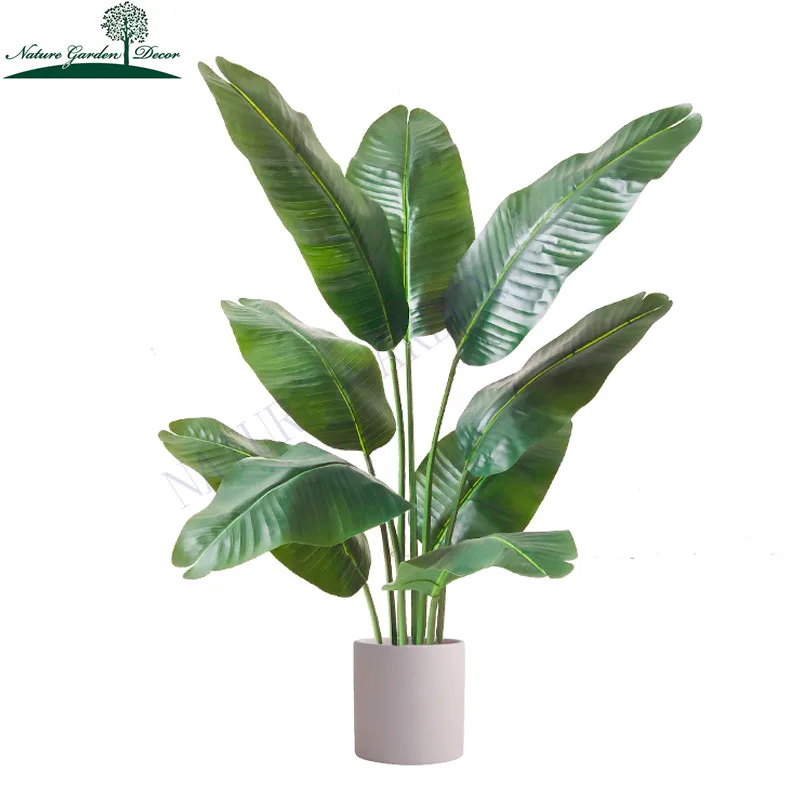 Factory Price Artificial Traveller Plant Coffee Shop Decoration 4ft Fake Banana Tree