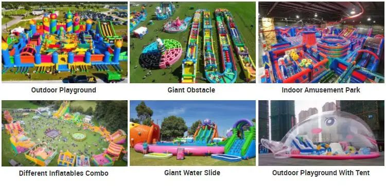 New Design Large Inflatable Amusement Park Huge Inflatable Playground