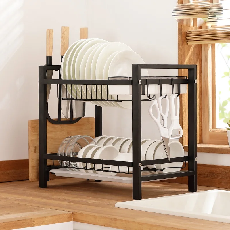 2021 Hot Popular New Design Multipurpose Roll-up Dish Drying Rack Kitchen Organizer Rack Over The Sink Dish Drying Rack