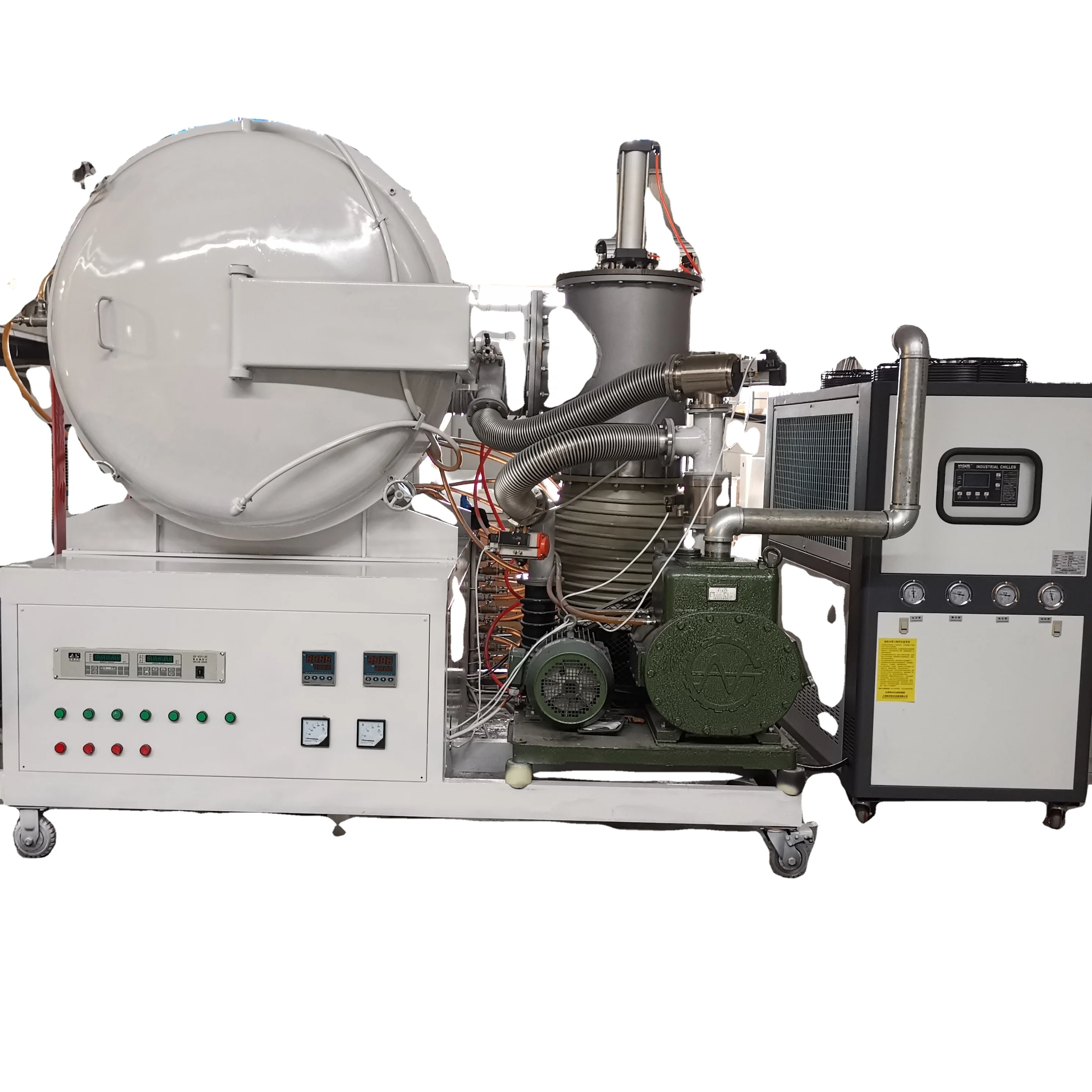 KEJIA 1500C programmable vacuum stainless steel annealing brazing heat treatment furnace machine
