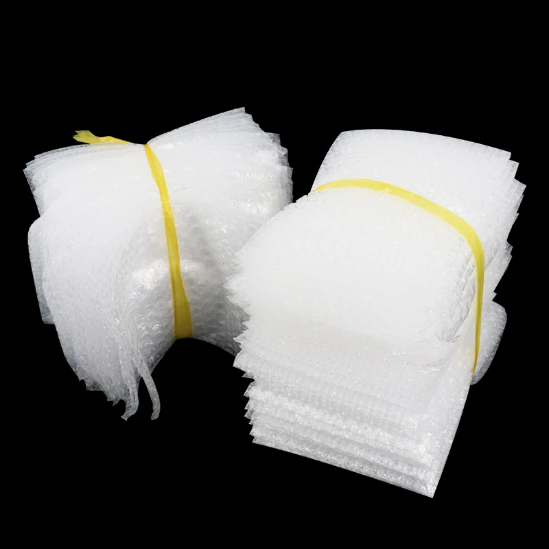 
Very cheap high quality custom size transparent bubble cushion wrap pouch with fragile mail shipping 