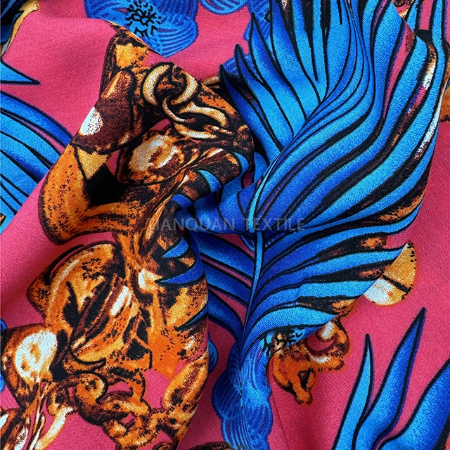 Удобная ткань 30s 45s с принтом viscos 100% вискоза Вискоза для kurtis