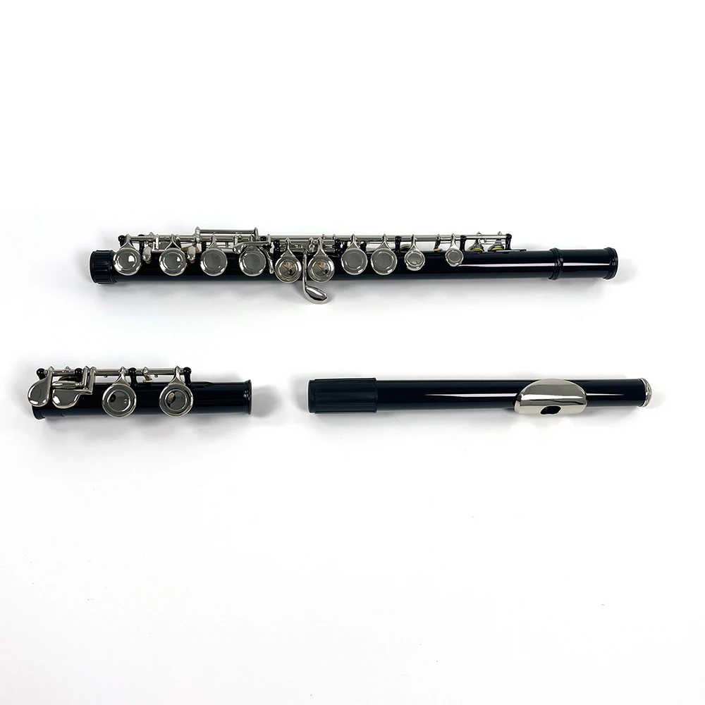 16 Closed Holes Nickl Plated Keys Black Flute Afanti Selection Quality Student CE OEM 416r Steel 9 Mm Barrei 6 Flutes Douwnod Le