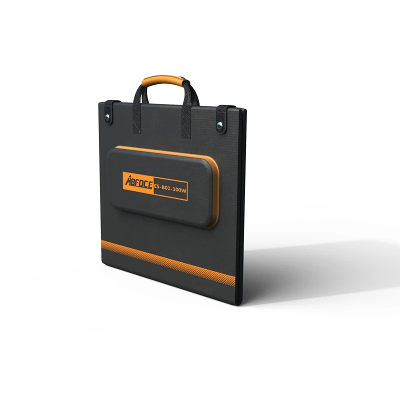 High 25% Efficiency Waterproof Portable Monocrystalline Solar Panel Usb Dc Output Mobile Charger Foldable for Outdoor Camping