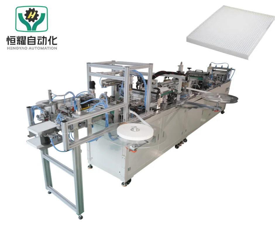 Full Automatic Adjustable Size Premium Car Cabin Air Filter Replacement Production Line