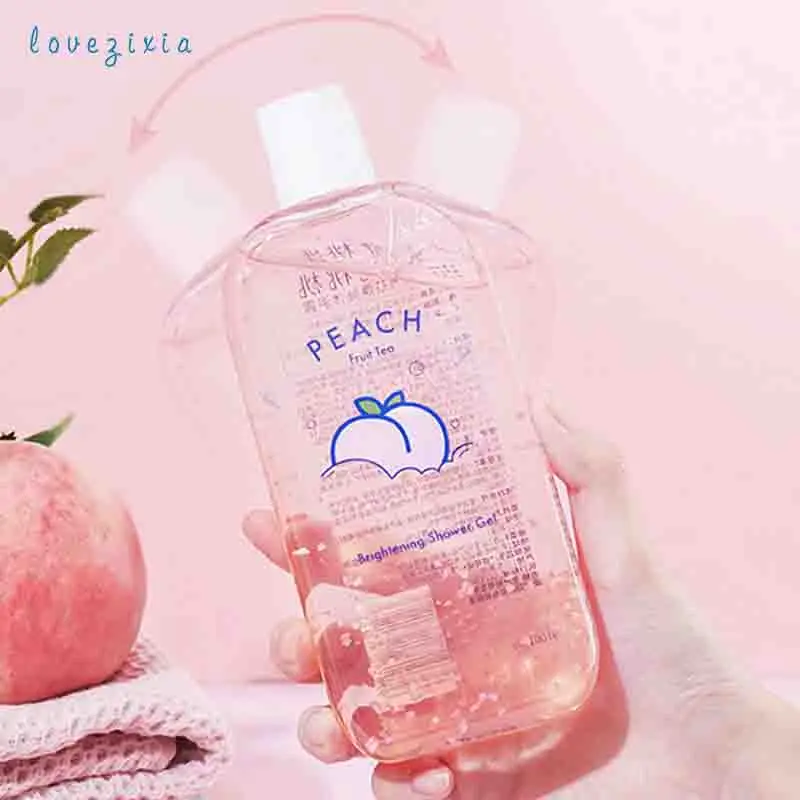 Персиковый персиковый женский стойкий аромат увлажняющий отбеливающий аромат Аминокислотный Аромат гель для душа OEM Priv