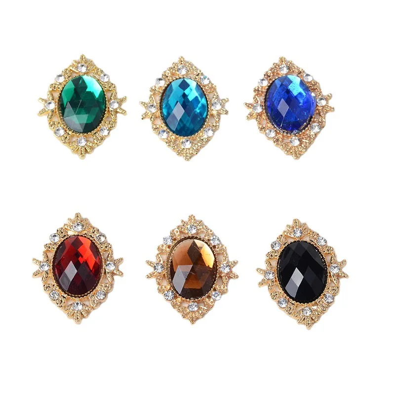 Alloy disc drill button accessories alloy diy accessories fashion accessories