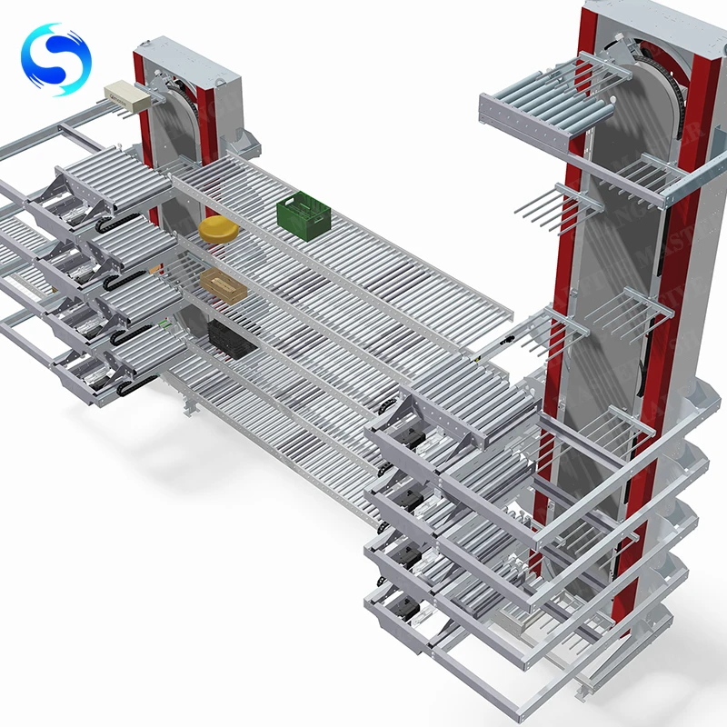 Automatic high efficiency continuous conveyor lifter conveyor vertical conveyor system