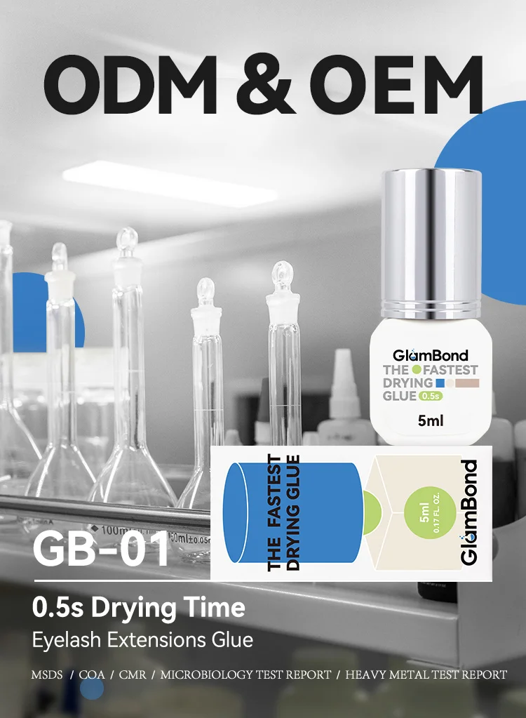 Glambond Bonder Eyelash Extension Glue Long Lasting Thick Fake Lashes Self Grafted Adhesive Cola Para Cilio Lashextension Glue