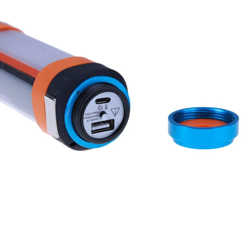 Поо IP68 Портативный Новый Магнитный usb Перезаряжаемый на батарейках наружный аварийный фонарик светодиодный фонарь 5 в 1 лампа для кемпинга