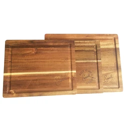 OEM ODM Food Grade Large Kitchen Thick Solid Wood Cutting Board Acacia