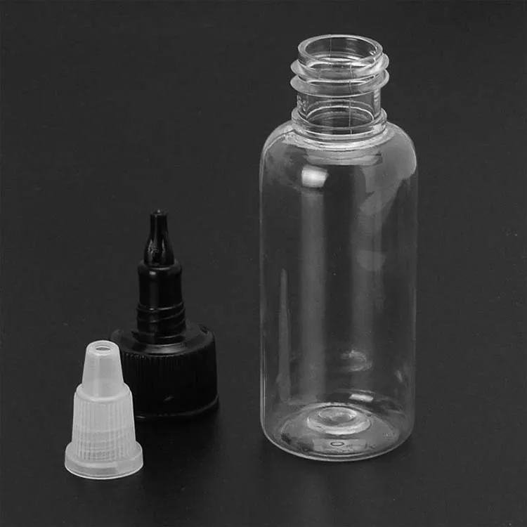 Customized 100ml PET Plastic Squeeze Bottle with Twist Cap for Hair Oil Shampoo Perfume Liquid Packaging