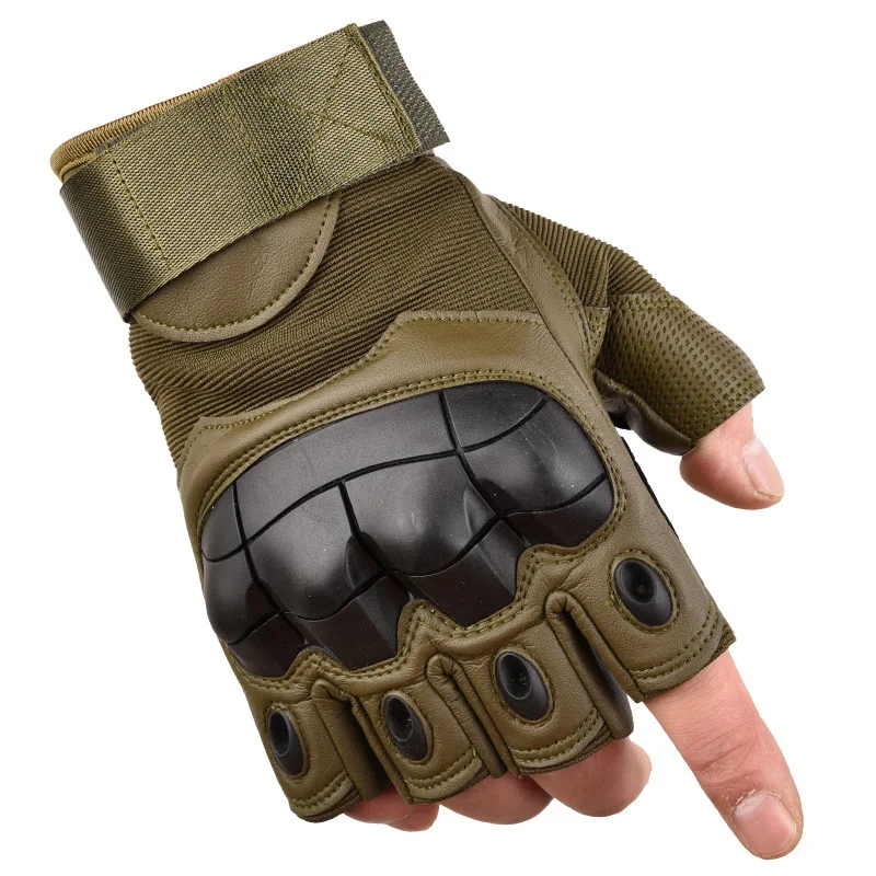 Wholesale outdoor motorcycle gloves cycling waist trainer gym half finger tactical gloves
