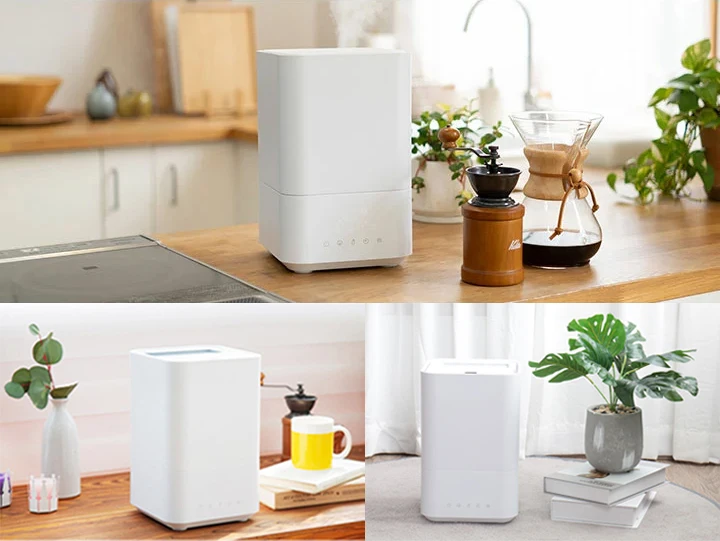 RUNAL Rrh930 5L Intelligent Constant Temperature And Humidity Indication Monitor Cool Warm Mist Smart Ultrasonic Air Humidifier