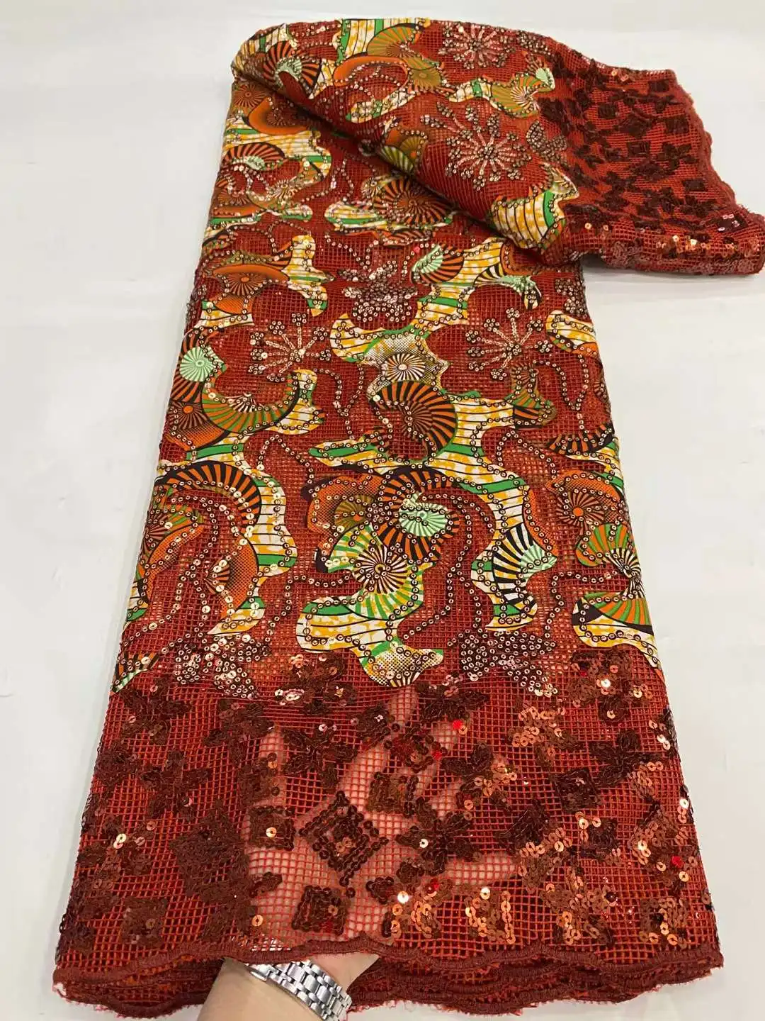 VDP0207-16 net lace embroidery luxury lace fabric