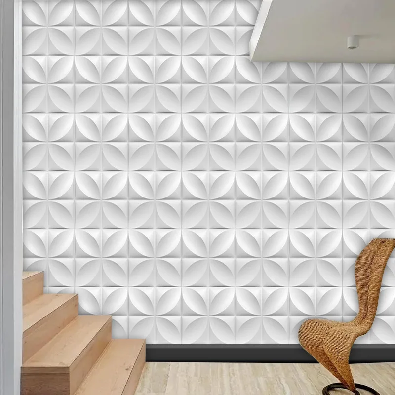 Indoor and outdoor decoration hotel restaurant door background wall sticker waterproof PVC 3D wall panel