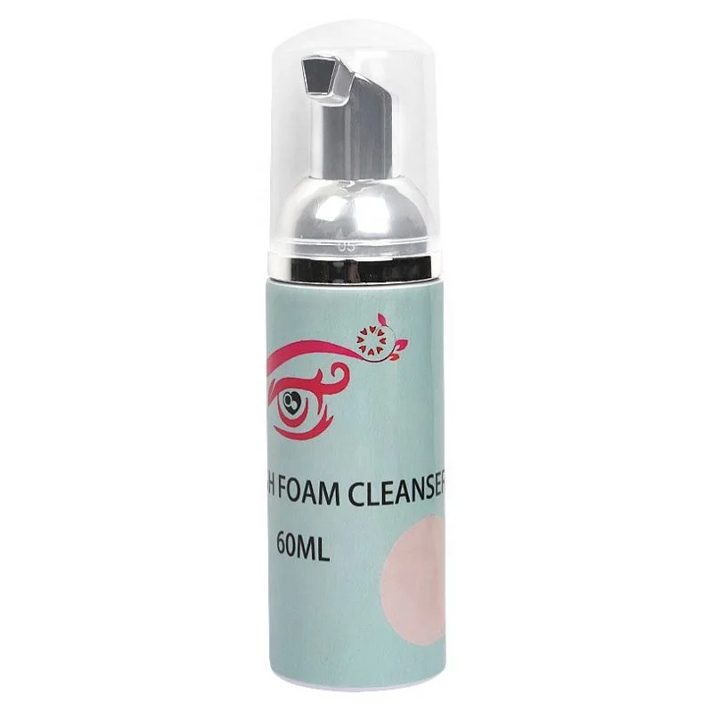 60ML Eyelash Cleansing Foam Shampoo Eyelash Extension Lash Foam Cleanser Lash Foam Bottle Eyelash Lash Cleaning Mousse
