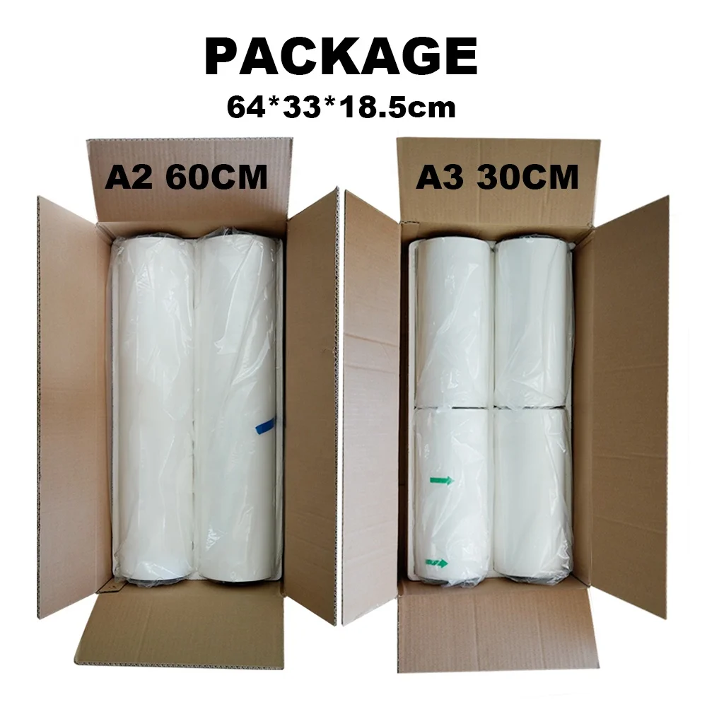 Norman 60cm*100m A3 A4 Dtf Transfer Film Custom T-Shirt Roll Heat PET DTF Pet