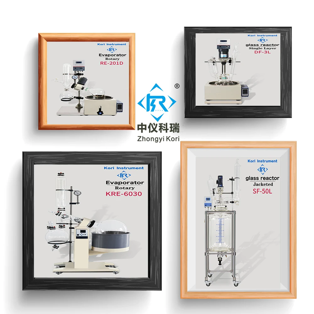 RE-201D Benchtop  Vacuum distillation Rotary evaporator mini chemistry lab