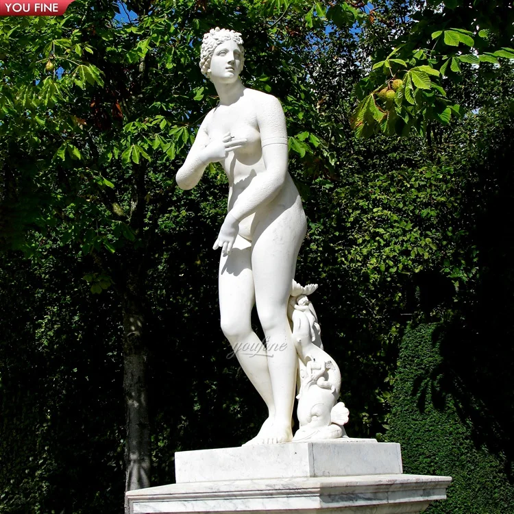 Garden Natural Stone Hand Carved Marble Aphrodite Statue Venus Sculpture