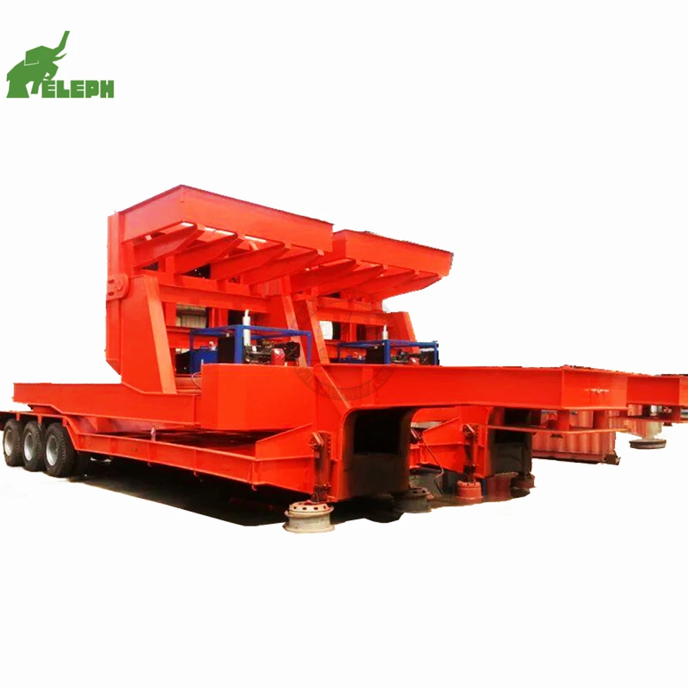 Factory Wind Turbine Trailer Special Transport Wind Adapter Semi Trailer Manufacturer China Wind Power Blade Adapter(13)